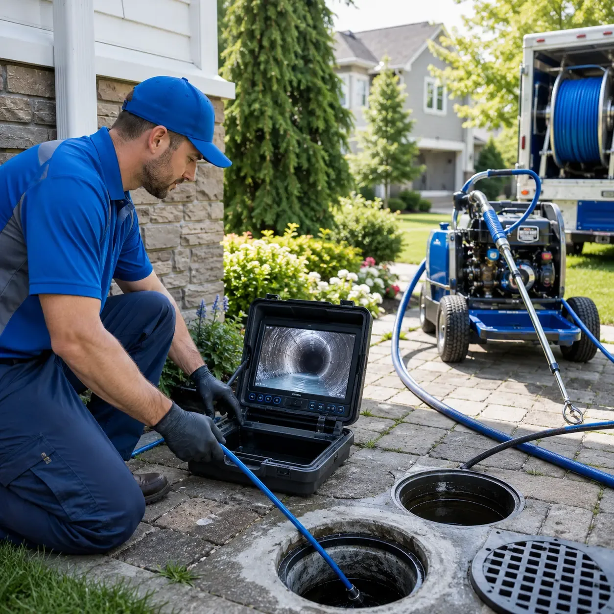 Outdoor drain cleaning professionals serving Represa, CA